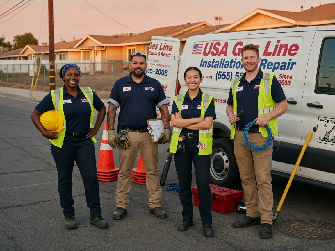 Gas Line Installation company in Ossian, IN